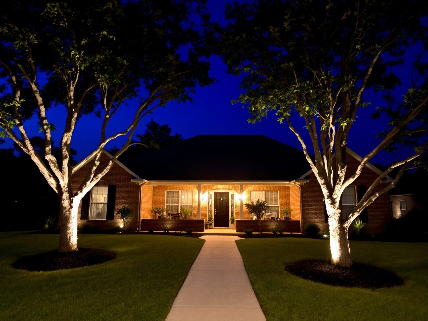 Landscape and porch lighting